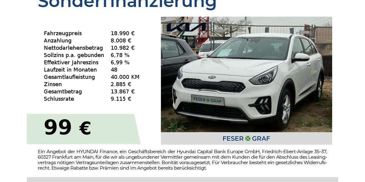 Kia Niro 83.726 km 18.990 &euro; Schwabach 91126