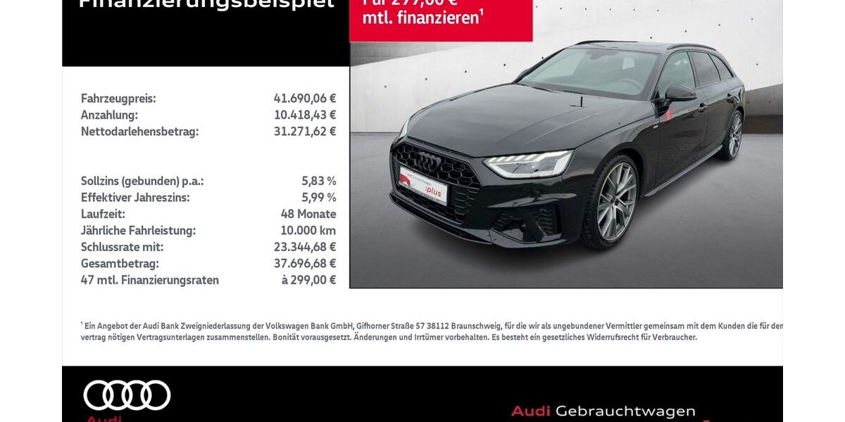 Audi A4 28.698 km 41.690 &euro; Rostock 18059