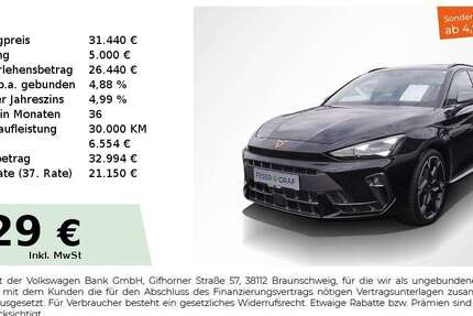 Cupra Leon 8.350 km 31.440 € Lauf an der Pegnitz 91207