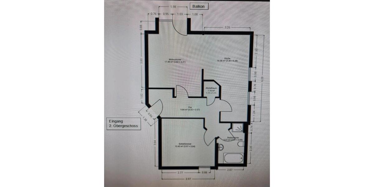 Dachgeschoßwohnung Stegaurach - 2 Zimmer, 59 m&sup2;, 700&euro; | Angebot:24599620
