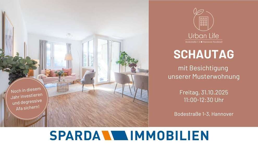 Wohnung zum Kaufen in Hannover-Nordstadt 342.000 € 60.49 m² 2 zimmer