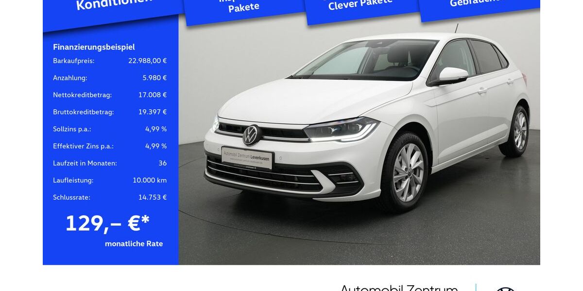 VW Polo 6.873 km 22.480 &euro; Leverkusen 51379