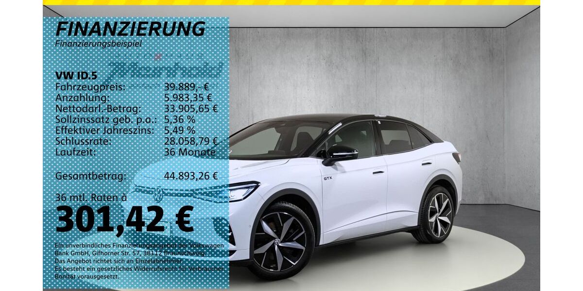 VW ID.5 26.700 km 39.888 &euro; Auerbach/Rebesgrün 08209