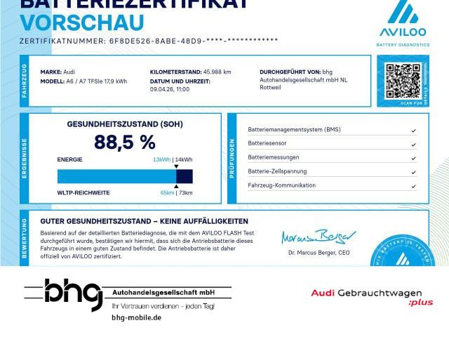 Audi A6 45.988 km 42.830 &euro; Rottweil 78628