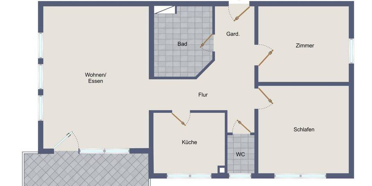 Etagenwohnung Welzheim - 3 Zimmer, 76 m&sup2;, 239.500&euro; | Angebot:26242764