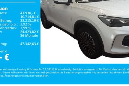 VW Tiguan 14.990 km 43.930 € Neckarsulm 74172