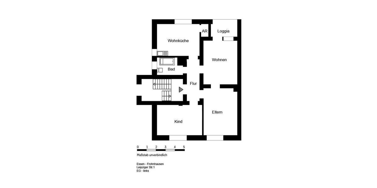 Erdgeschoßwohnung Essen Stadtbezirk III - 3.5 Zimmer, 78 m&sup2;, 669&euro; | Angebot:25542361