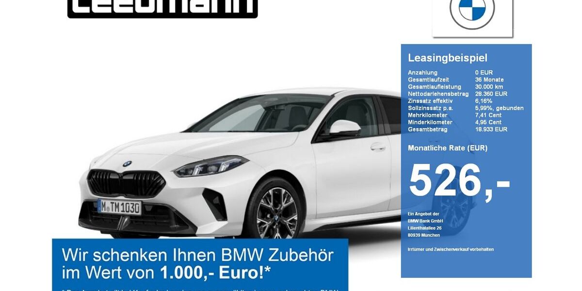 BMW 120 13.255 km 33.746 &euro; Deggendorf 94469