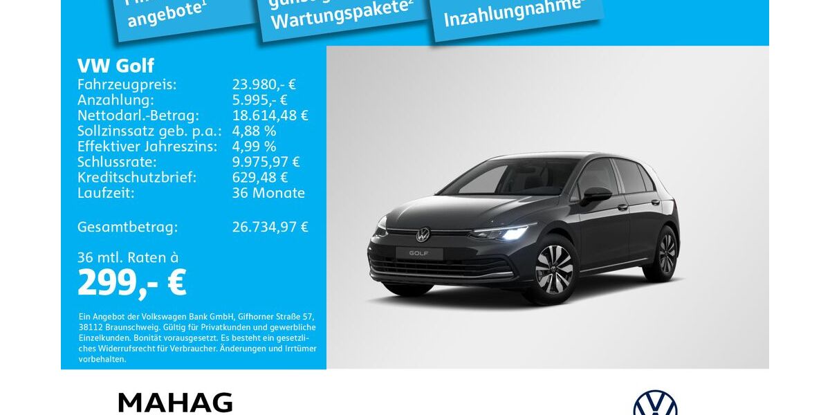 VW Golf 21.019 km 23.980 &euro; München 81825