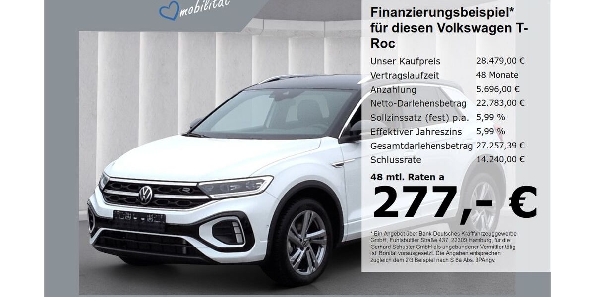 VW T-Roc 12.286 km 28.479 &euro; Ruhstorf 94099