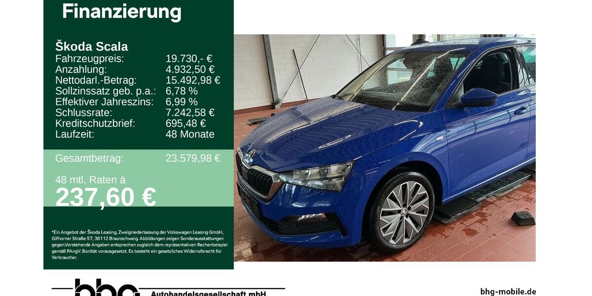 Skoda Scala 83.284 km 19.730 &euro; Freudenstadt 72250