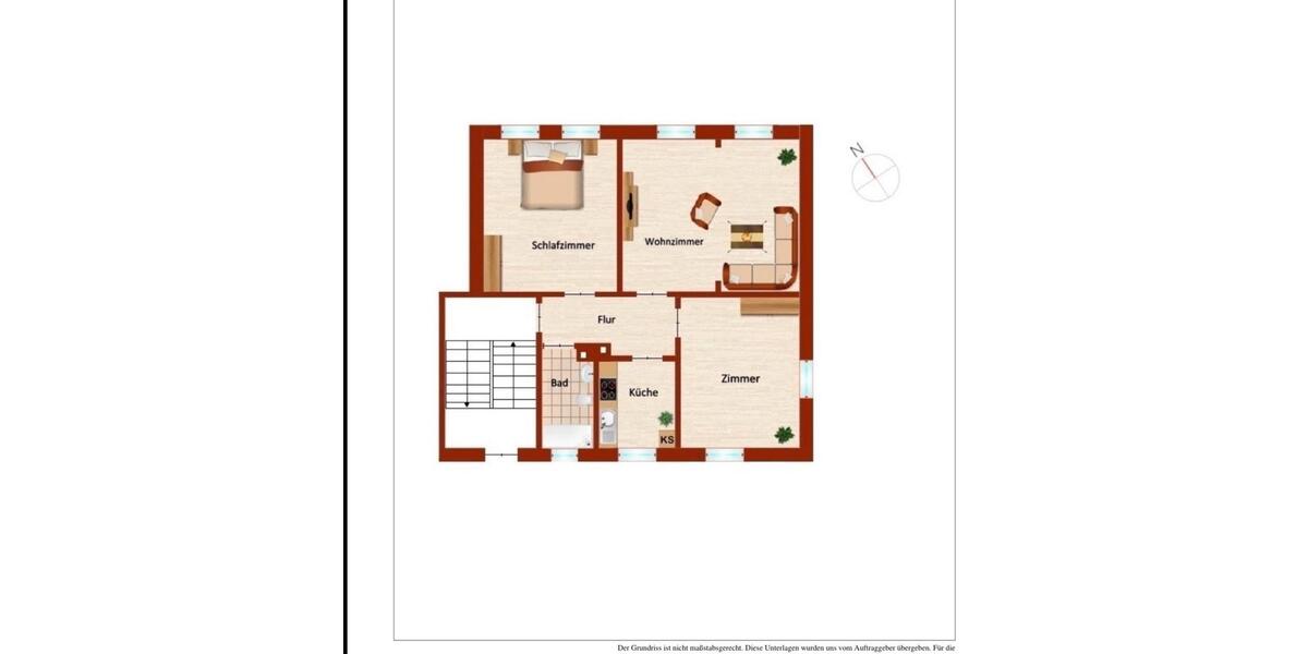 Erdgeschoßwohnung Wilhelmshaven Fedderwardergroden - 3 Zimmer, 75 m&sup2;, 750&euro; | Angebot:26526975