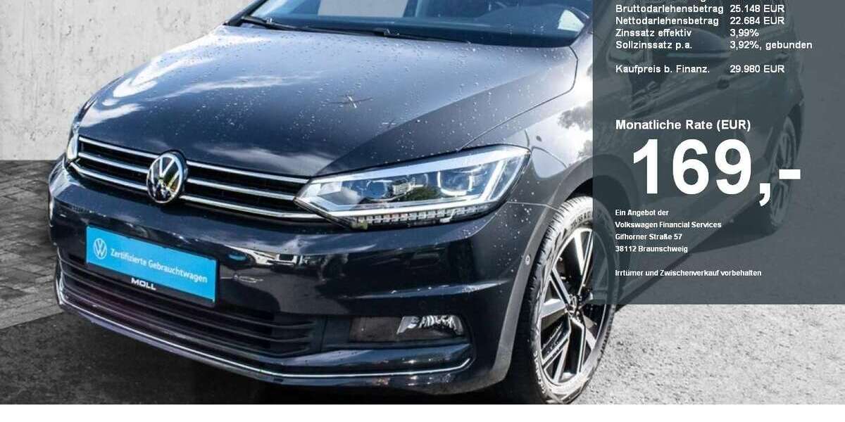 VW Touran 49.961 km 29.980 &euro; Düsseldorf 40474