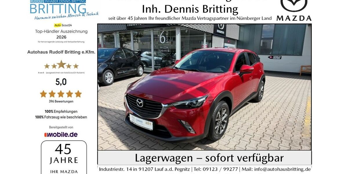 Mazda CX-3 47.500 km 16.990 &euro; Lauf 91207