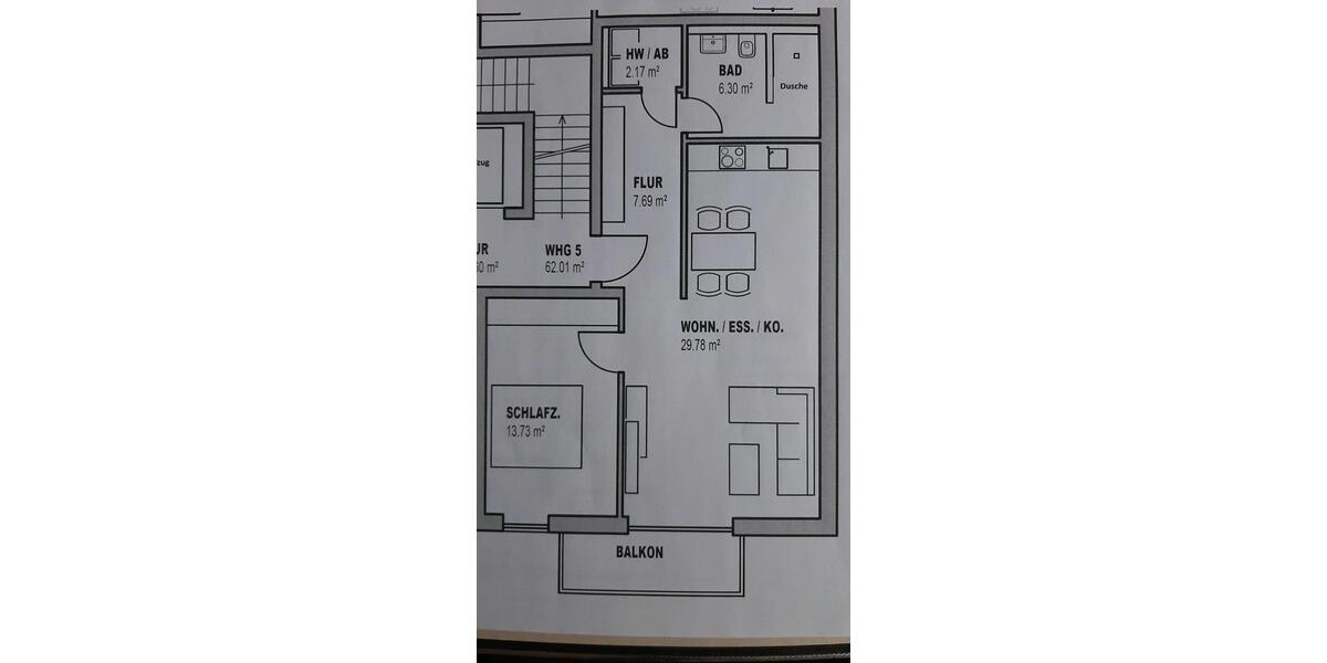 Etagenwohnung Andernach - 2 Zimmer, 62 m&sup2;, 690&euro; | Angebot:24980245