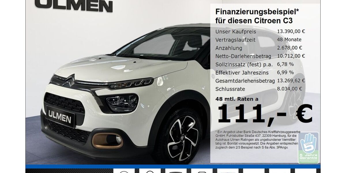 Citroen C3 17.416 km 12.850 &euro; Ratingen 40880