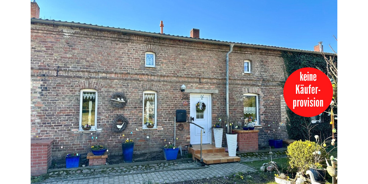 HORN IMMOBILIEN ++ gemütliches Zuhause in Wilsickow bei Pasewalk, ruhige Lage! - Reihenmittelhaus Uckerland / Wilsickow Wilsickow | Angebot:26225635