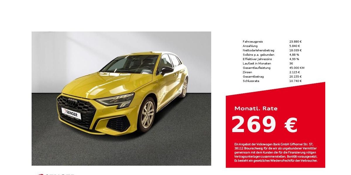 Audi A3 45.962 km 23.580 &euro; Bielefeld 33609