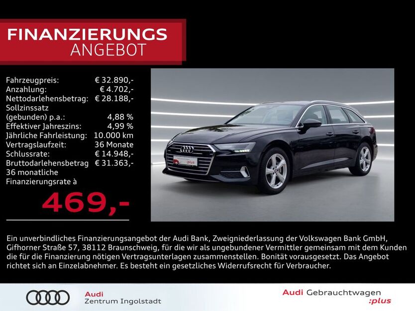 Audi A6 44.312 km 32.890 € Ingolstadt 85057