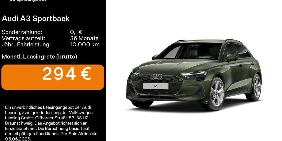 Audi A3 4.498 km 37.240 &euro; Coburg 96450