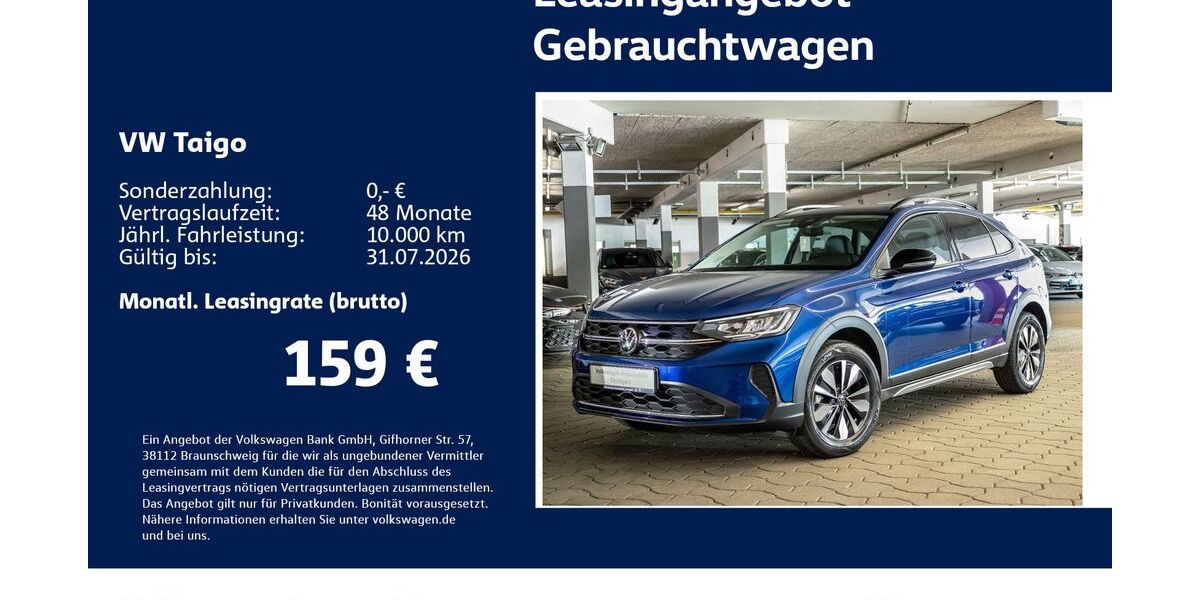 VW Taigo 18.213 km 17.330 &euro; Stuttgart-Feuerbach 70469