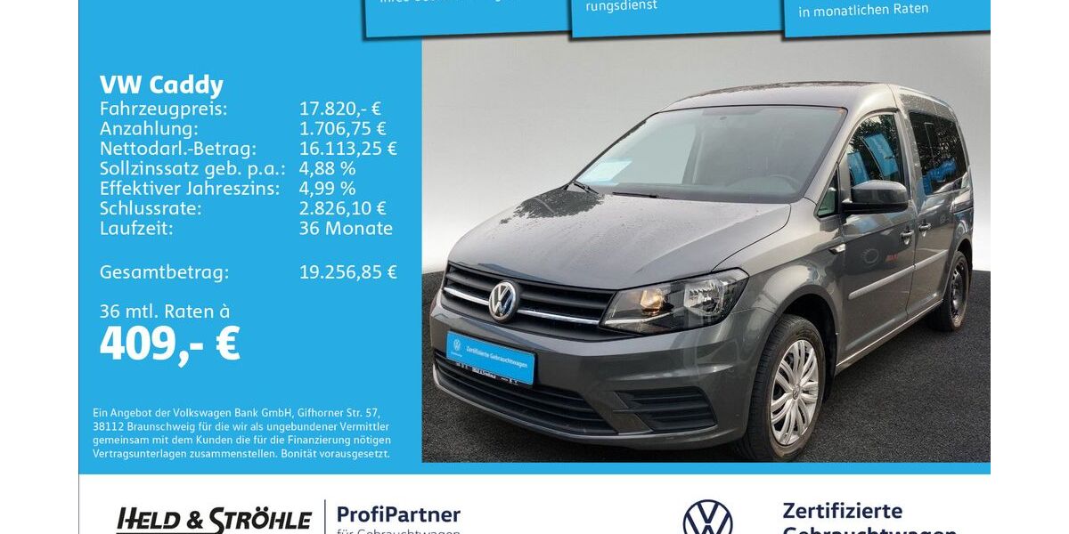 VW Caddy 78.885 km 16.720 &euro; Ulm 89079