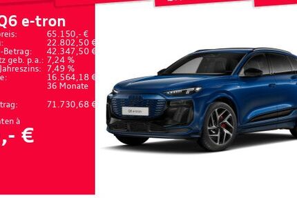 Audi Q6 e-tron 6.312 km 65.150 &euro; Frankfurt am Main 60314