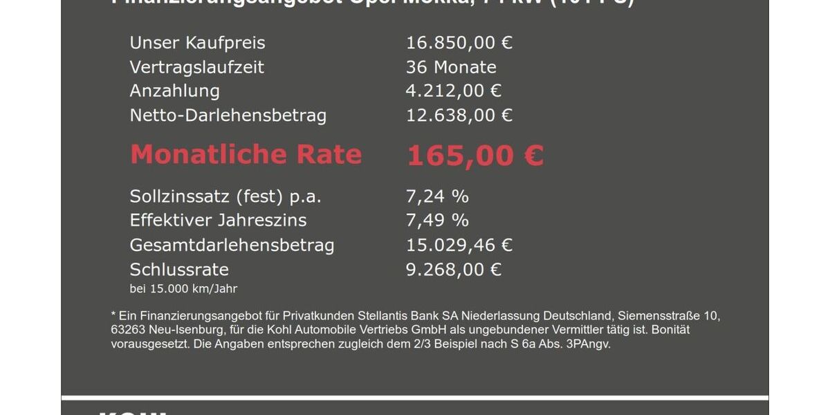 Opel Mokka 35.900 km 16.290 &euro; Aachen 52078