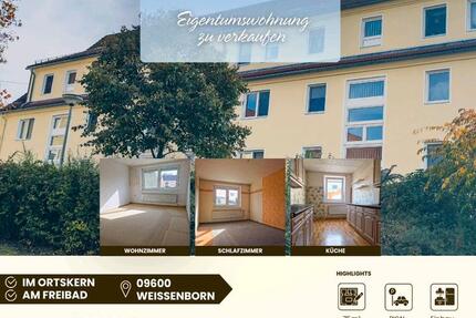 Wohnung Oberschöna - 3 Zimmer, 75 m&sup2;, 79.900&euro; | Angebot:25998015