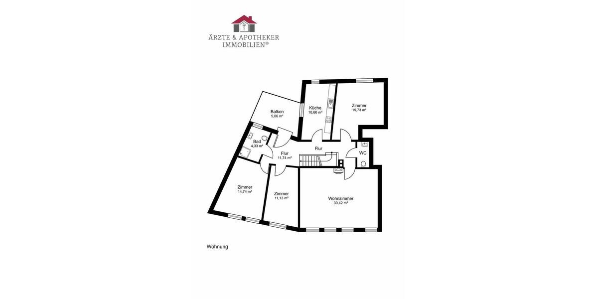 Etagenwohnung Glückstadt - 4 Zimmer, 103 m&sup2;, 198.000&euro; | Angebot:26910428