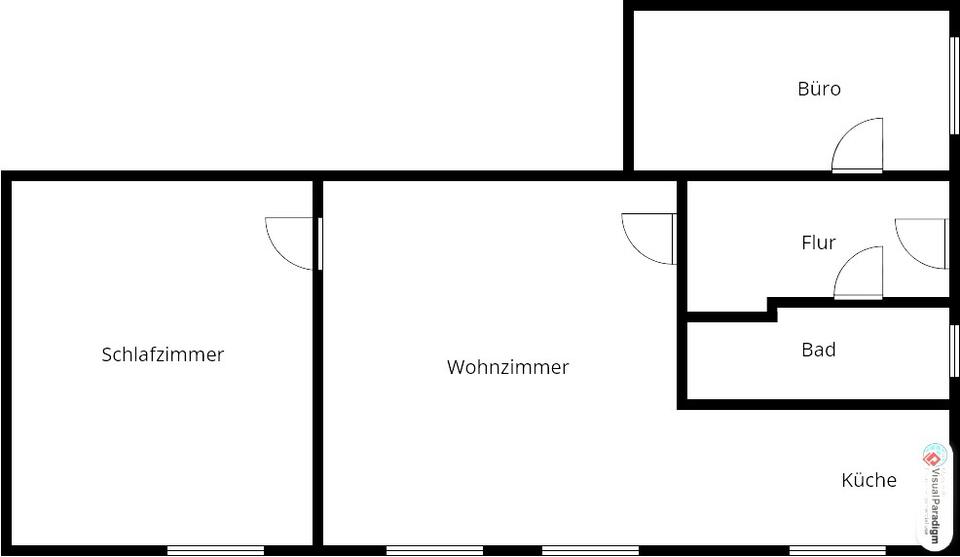 Etagenwohnung Olsberg - 3 Zimmer, 44 m&sup2;, 360&euro; | Angebot:26549815