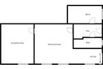 Etagenwohnung Olsberg - 3 Zimmer, 44 m&sup2;, 360&euro; | Angebot:26549815