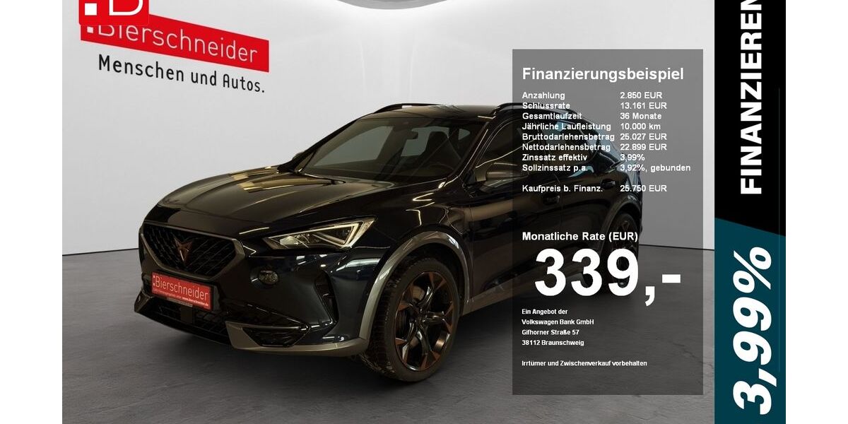 Cupra Formentor 52.370 km 25.450 &euro; Regensburg 93055