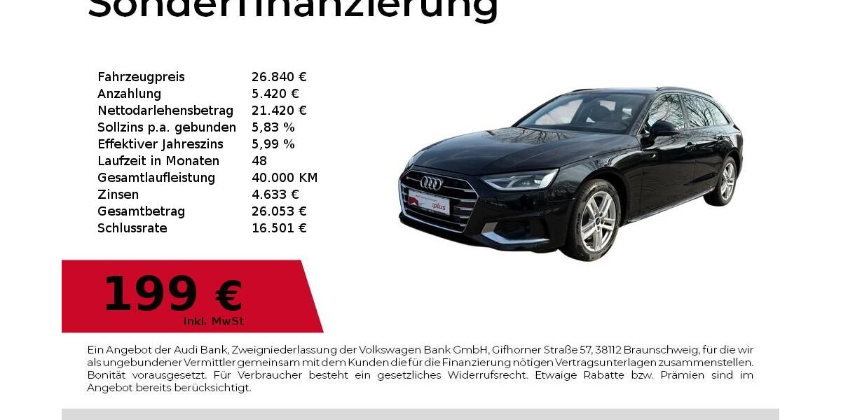 Audi A4 71.413 km 26.840 &euro; Dessau-Roßlau 06844