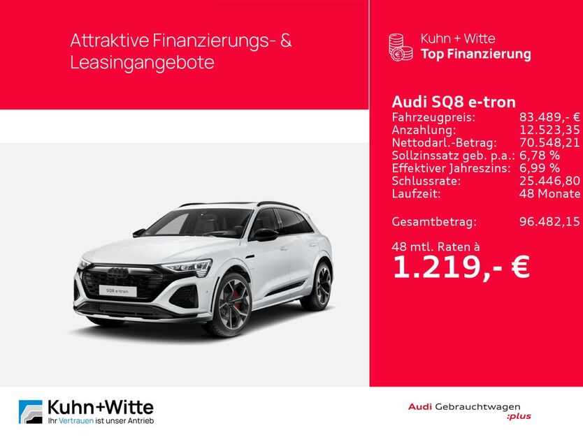 Audi SQ8 e-tron 14.622 km 83.489 € Seevetal 21217