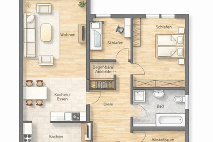 Wohnung Bad Säckingen - 3.5 Zimmer, 120 m&sup2;, 299.000&euro; | Angebot:25171148