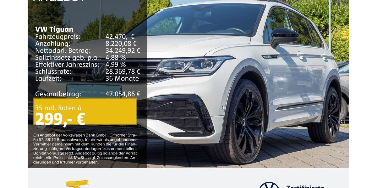 VW Tiguan 13.532 km 41.460 &euro; Oberhausen 46047