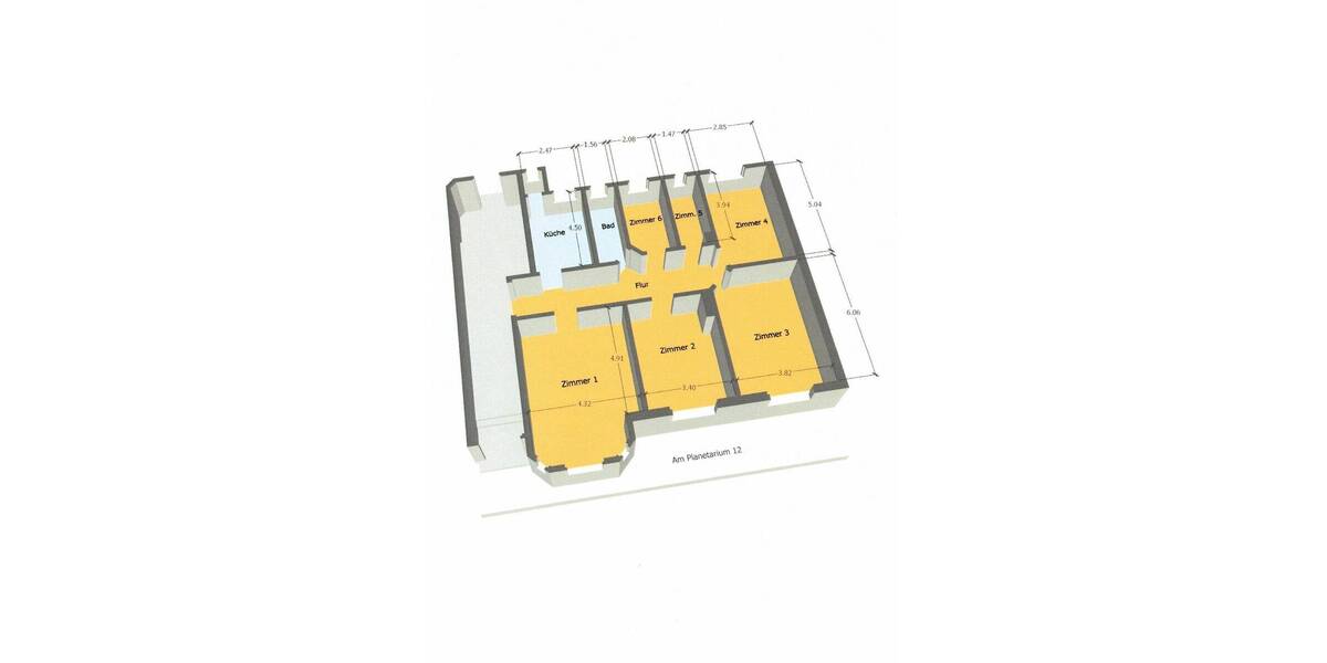 Gewerbeobjekt Jena Zentrum - 6 Zimmer, 1.000&euro; | Angebot:26796990