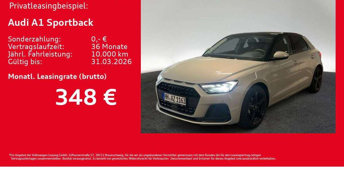Audi A1 1.890 km 27.661 &euro; Hamburg 20537