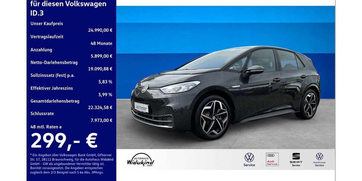 VW ID.3 21.892 km 24.990 &euro; Enger 32130