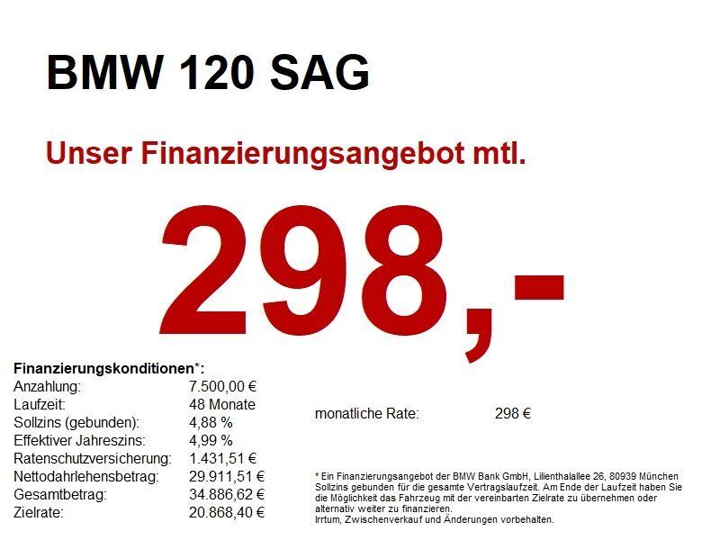 BMW 120 12.102 km 35.770 € Erbach 64711