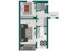 Etagenwohnung Bonn Bad Godesberg - 2 Zimmer, 62 m&sup2;, 199.000&euro; | Angebot:26701011