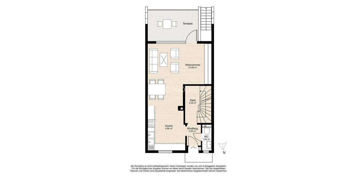 Reihenmittelhaus Norderstedt Harksheide - 3 Zimmer, 104 m&sup2;, 369.000&euro; | Angebot:26119565