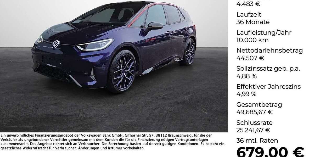 VW ID.3 3.000 km 48.990 &euro; Vechta 49377