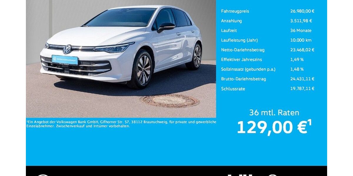 VW Golf 24.004 km 26.980 &euro; Trier 54292