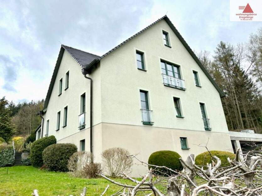 Architektenhaus zur Miete in ruhiger Waldrandlage in Gornau, Erzgebirge - nahe Chemnitz 9 zimmer