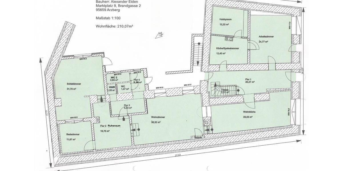 Mehrfamilienhaus, Wohnhaus Arzberg - 15 Zimmer, 407 m&sup2;, 319.000&euro; | Angebot:26516237