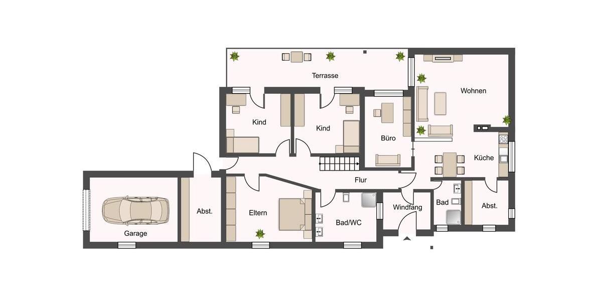Einfamilienhaus Lamstedt - 5 Zimmer, 127 m&sup2;, 1.120&euro; | Angebot:26230397