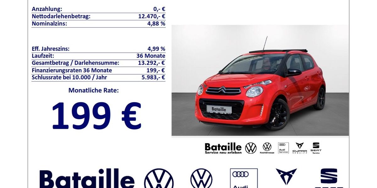 Citroen C1 28.732 km 11.970 &euro; Jülich 52428