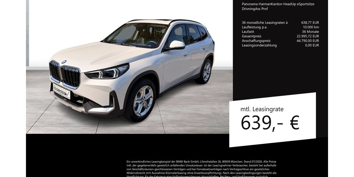 BMW X1 9.943 km 42.790 &euro; Frankenberg (Eder) 35066